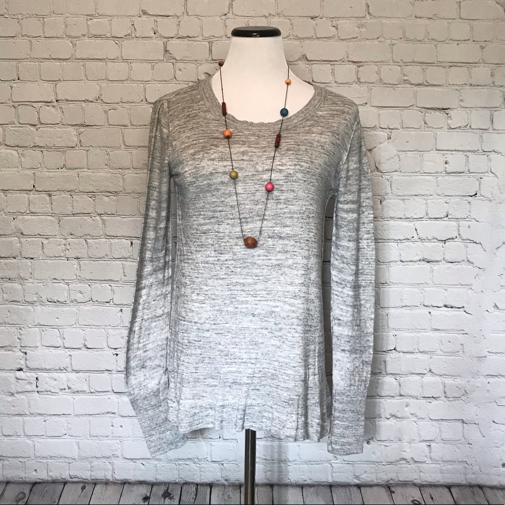 Grey long tunic style sweater - Picture 1 of 6